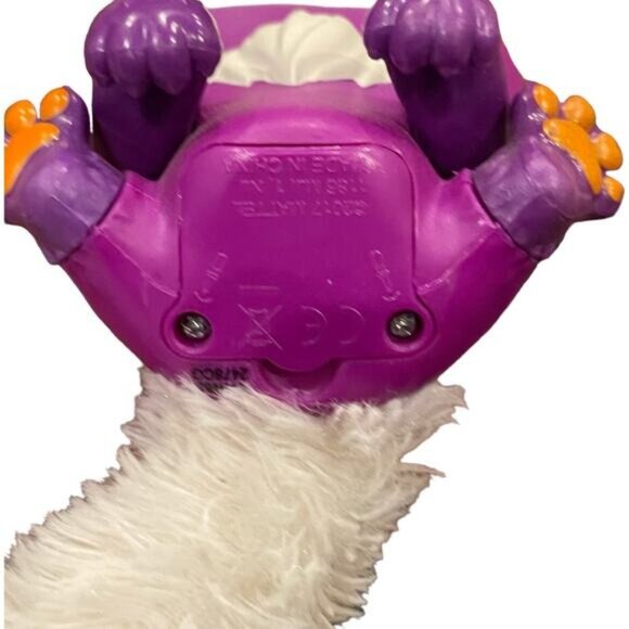 Mattel Lil' Gleemerz Loomur Purple Interactive 5" Furry Pet Talks Light Up Tail - Picture 6 of 7